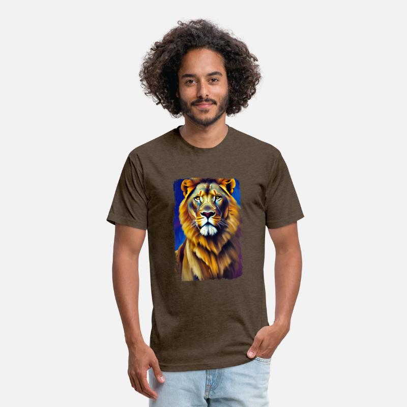 Colorful Portrait Lion Artwork