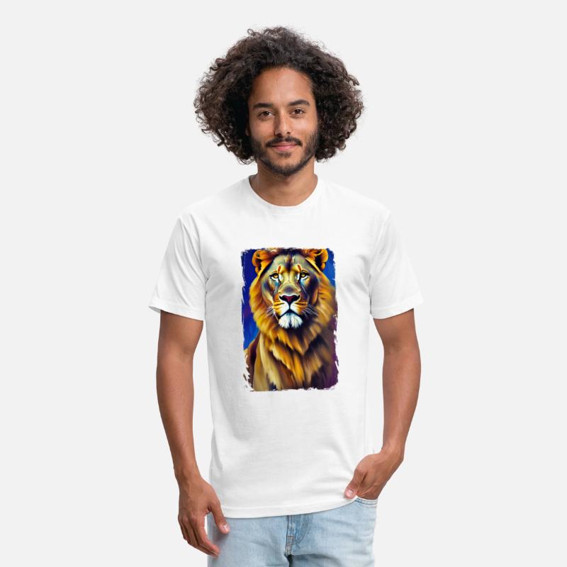 Colorful Portrait Lion Artwork