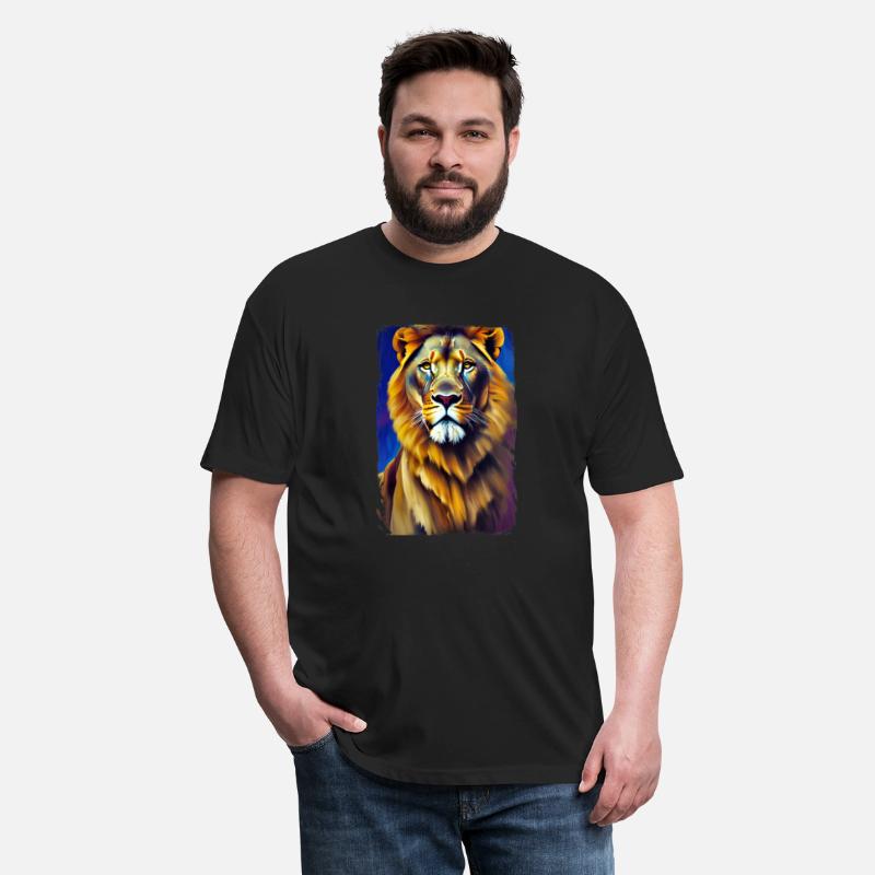 Colorful Portrait Lion Artwork