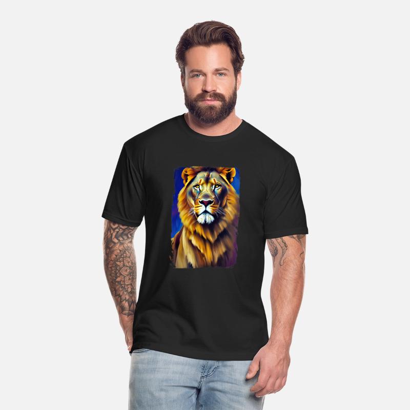 Colorful Portrait Lion Artwork