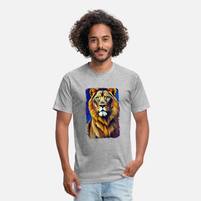 Colorful Portrait Lion Artwork