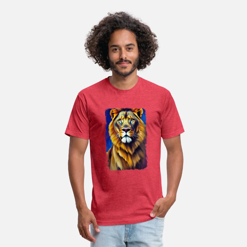 Colorful Portrait Lion Artwork