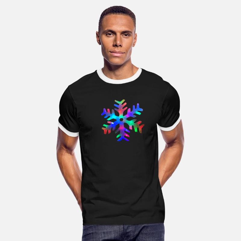 Colorful Rainbow Snowflake