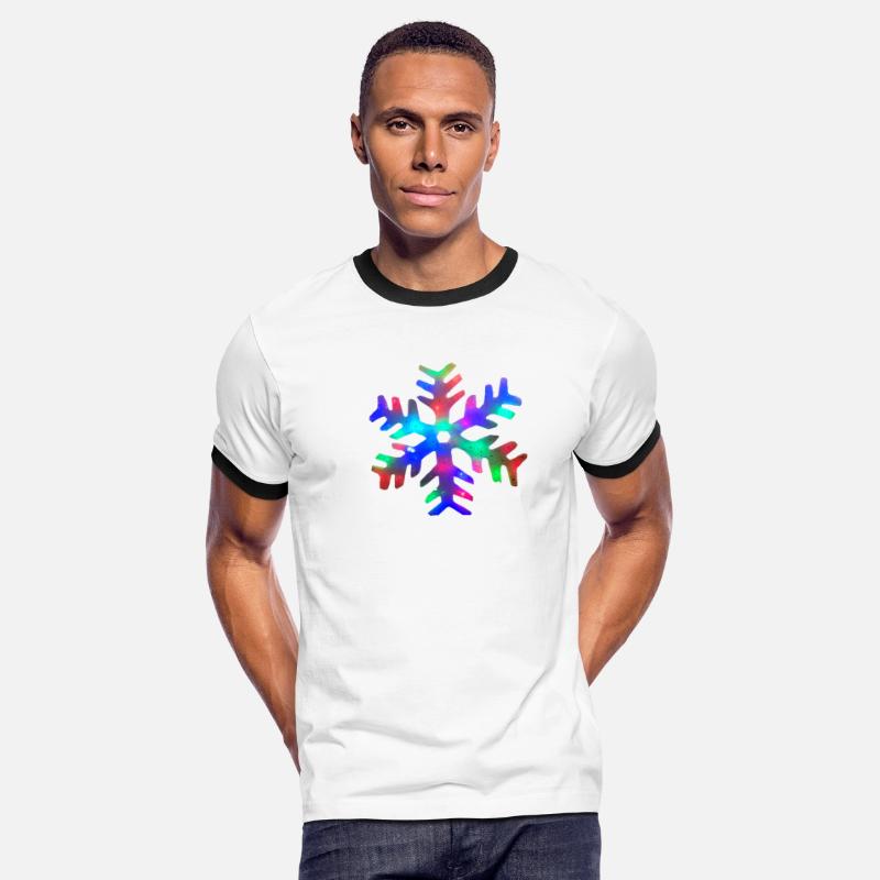Colorful Rainbow Snowflake