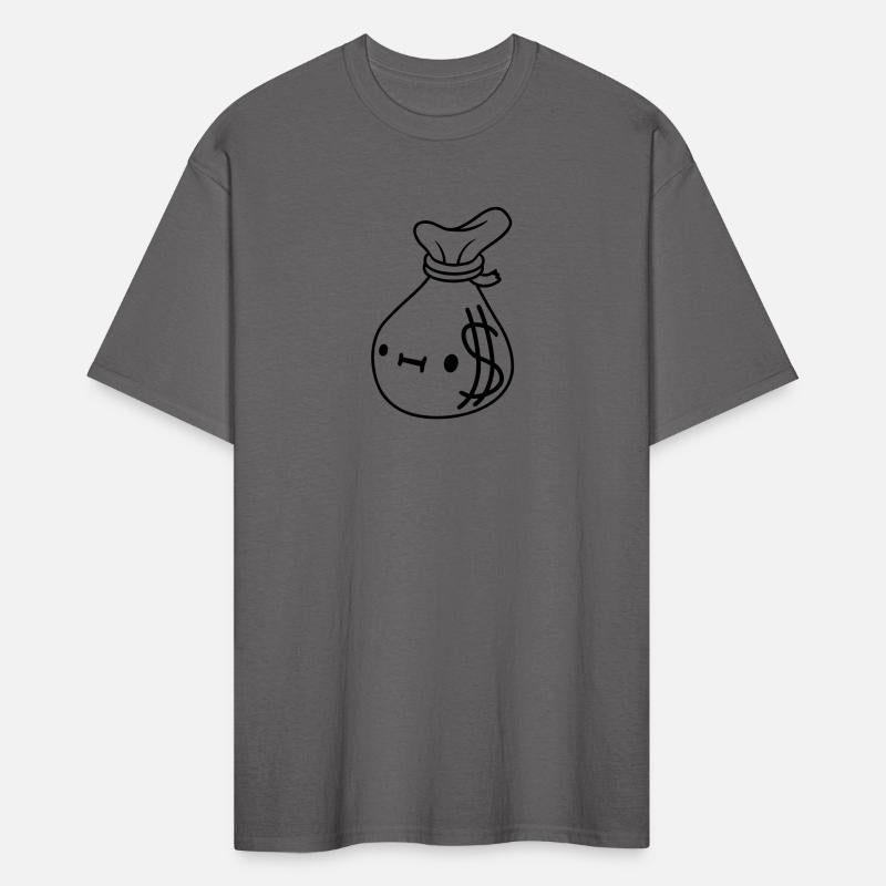 comic face money sack