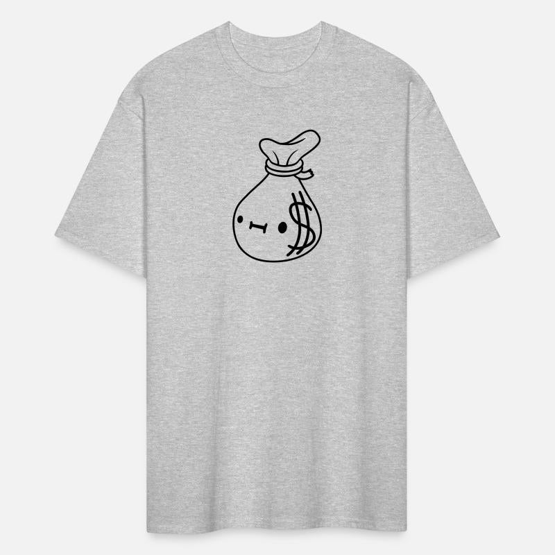 comic face money sack