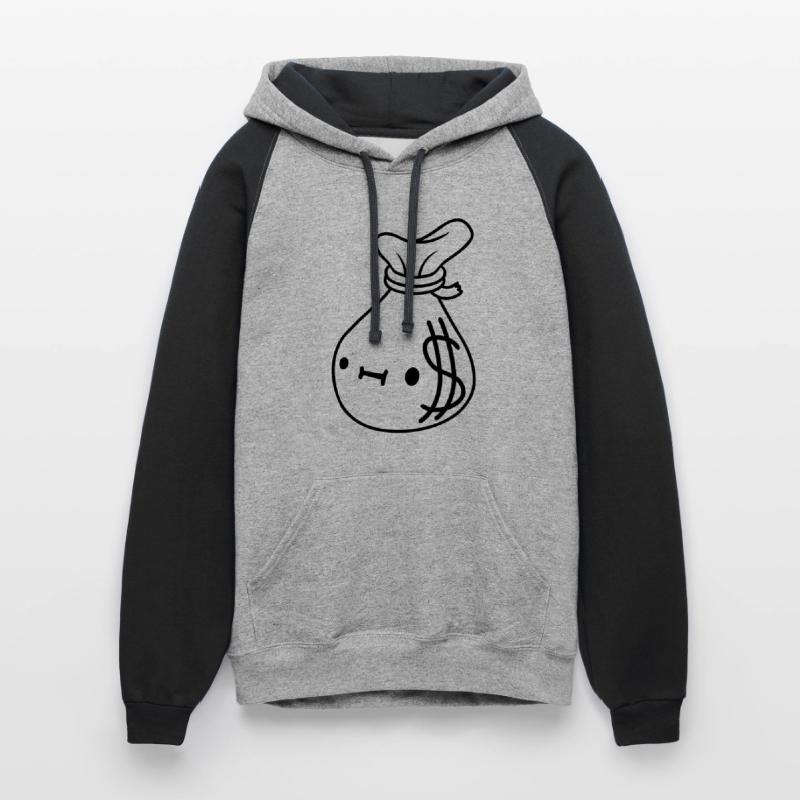 comic face money sack