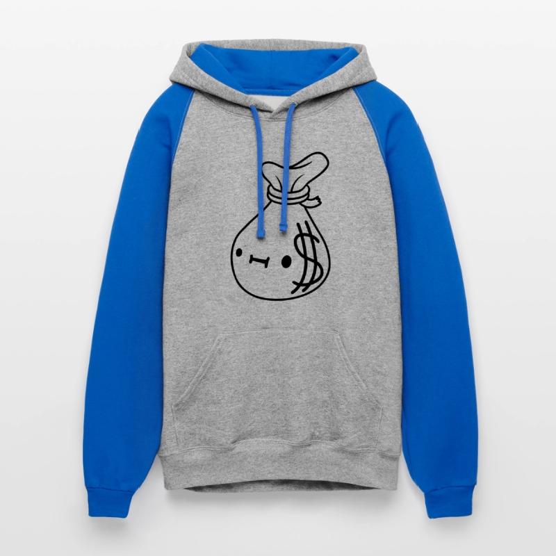 comic face money sack