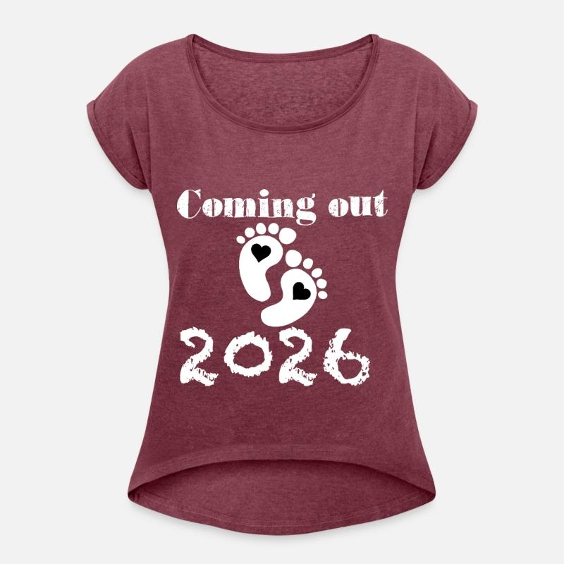 Coming Out 2026 Baby Feet Heart Design