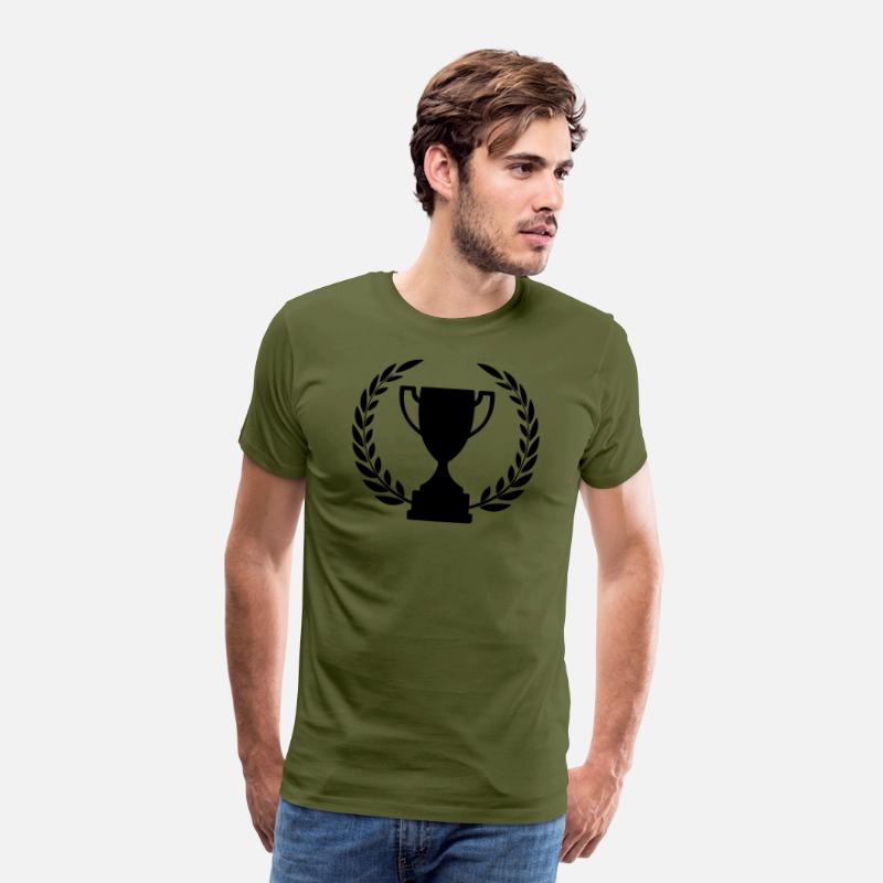 Competition cup in laurel wreath