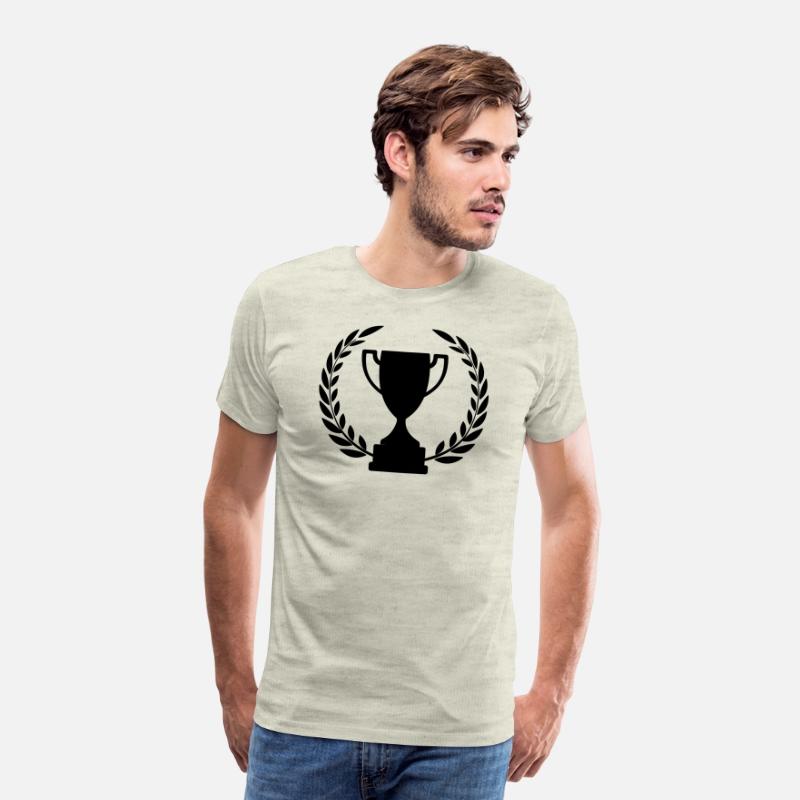 Competition cup in laurel wreath