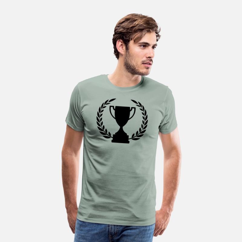 Competition cup in laurel wreath