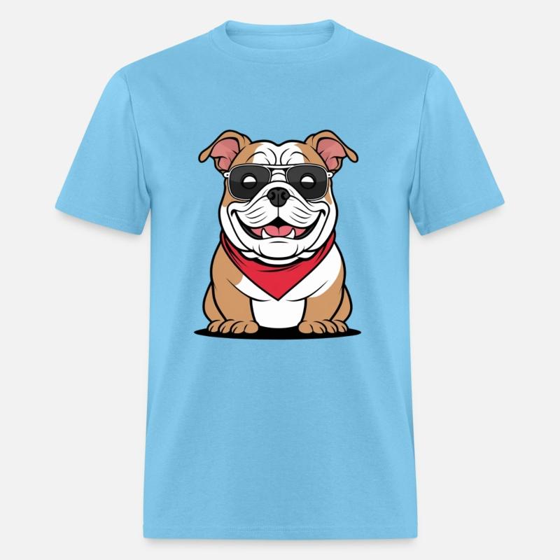 Cool Bulldog Vibes – Funny Dog Cartoon