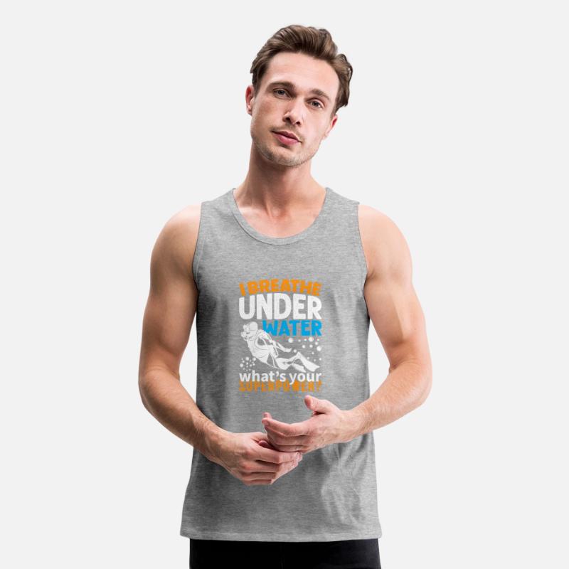 Cool Diving Design - I Breathe Under Water