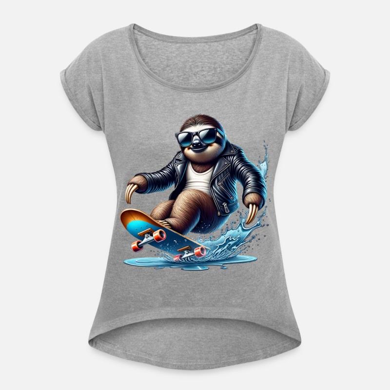 Cool Sloth Skateboarding Adventure