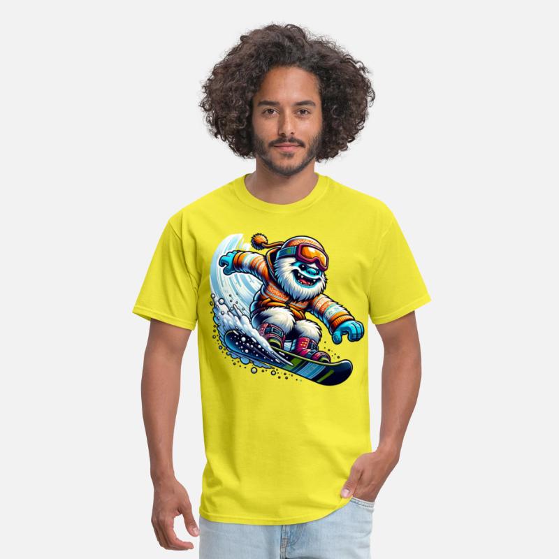 Cool Snowboarding Yeti Adventure