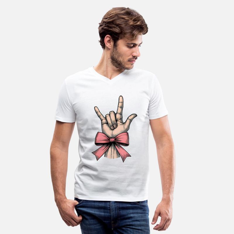 Coquette Bow Sign Language I Love You ASL Deaf