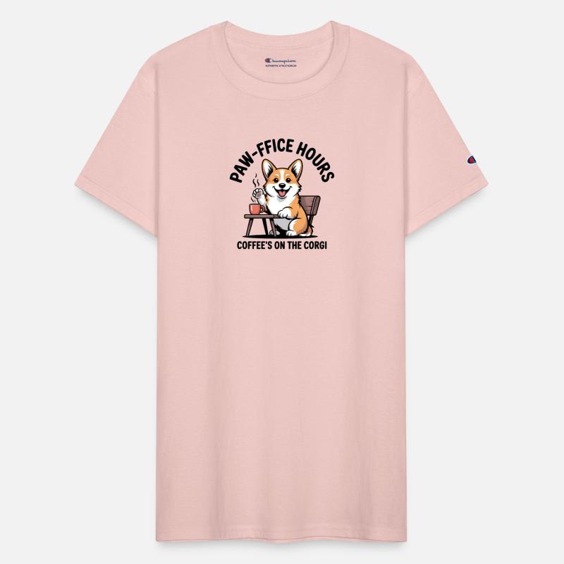 Corgi Coffee Greeting Design