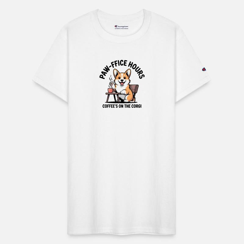 Corgi Coffee Greeting Design