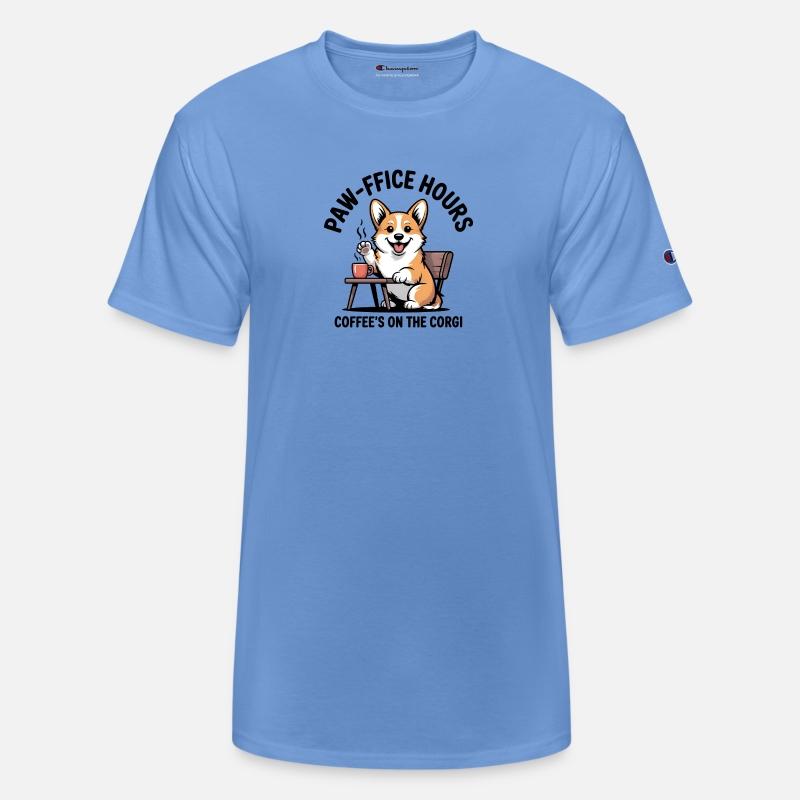 Corgi Coffee Greeting Design