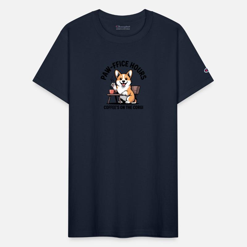 Corgi Coffee Greeting Design