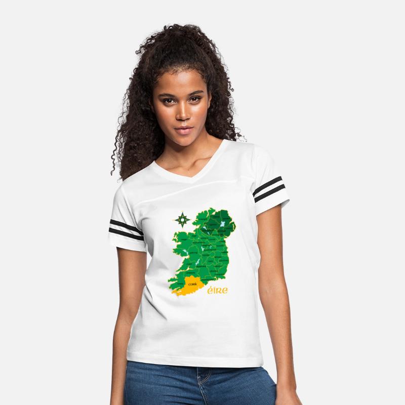 Cork Ireland County Map Eire Irish Travel Celtic