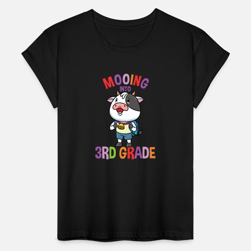 Cow Back To School Mooing Into 3rd Grade