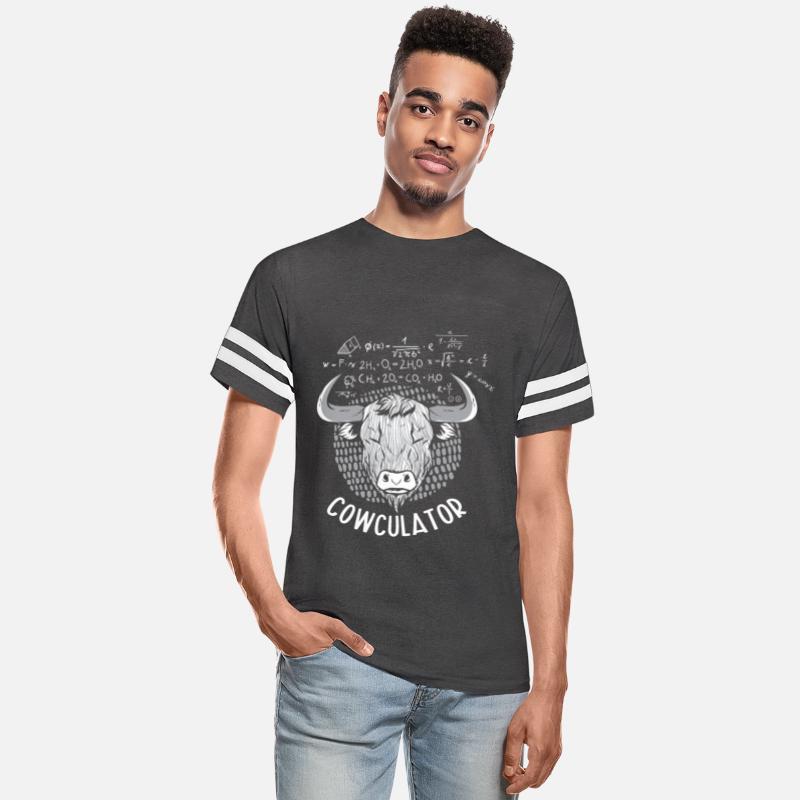 Cowculator Highland Cow Grass Puppy Math Lover