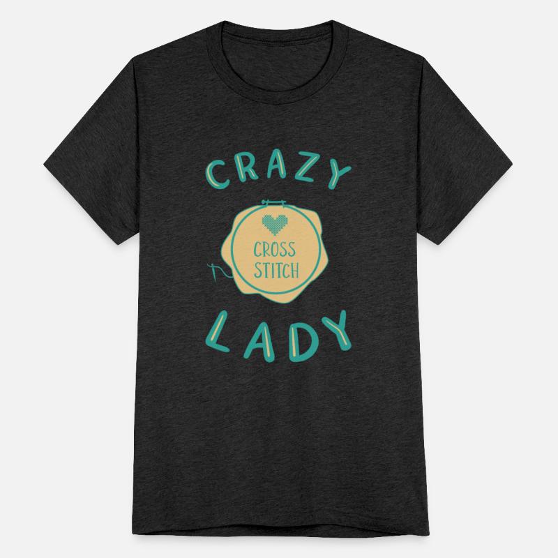 Crazy Cross Stitch Lady