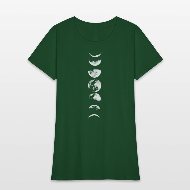 Crescent Moon Phases Tarot Card Witch