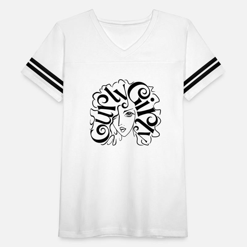 Curly Girly -black design
