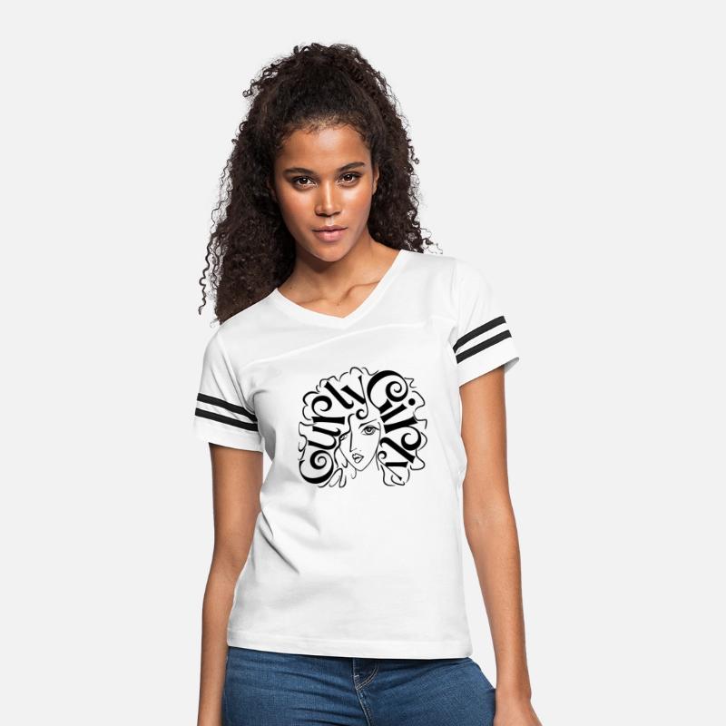 Curly Girly -black design