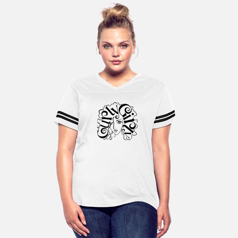 Curly Girly -black design