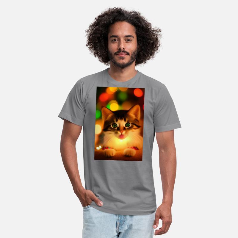 Cute Christmas kitten