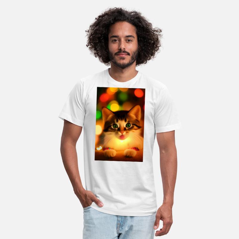 Cute Christmas kitten