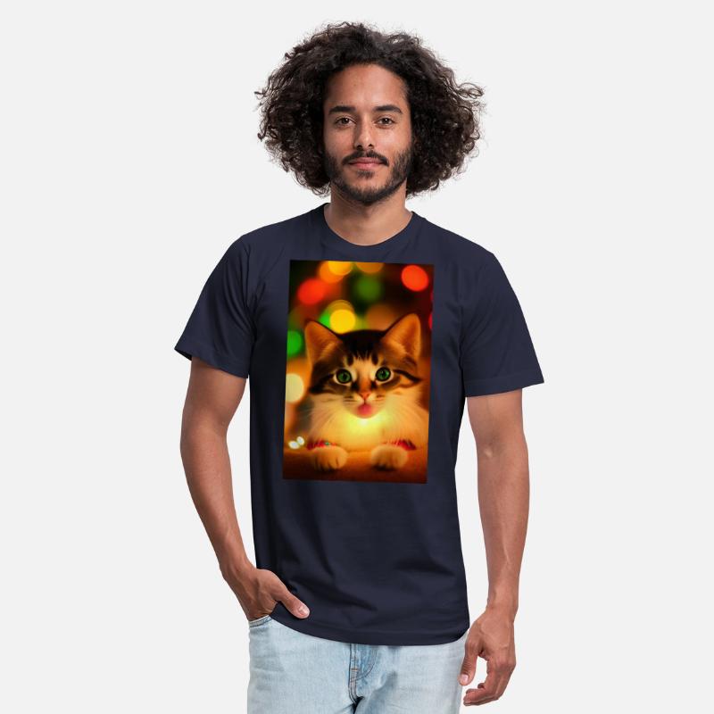 Cute Christmas kitten