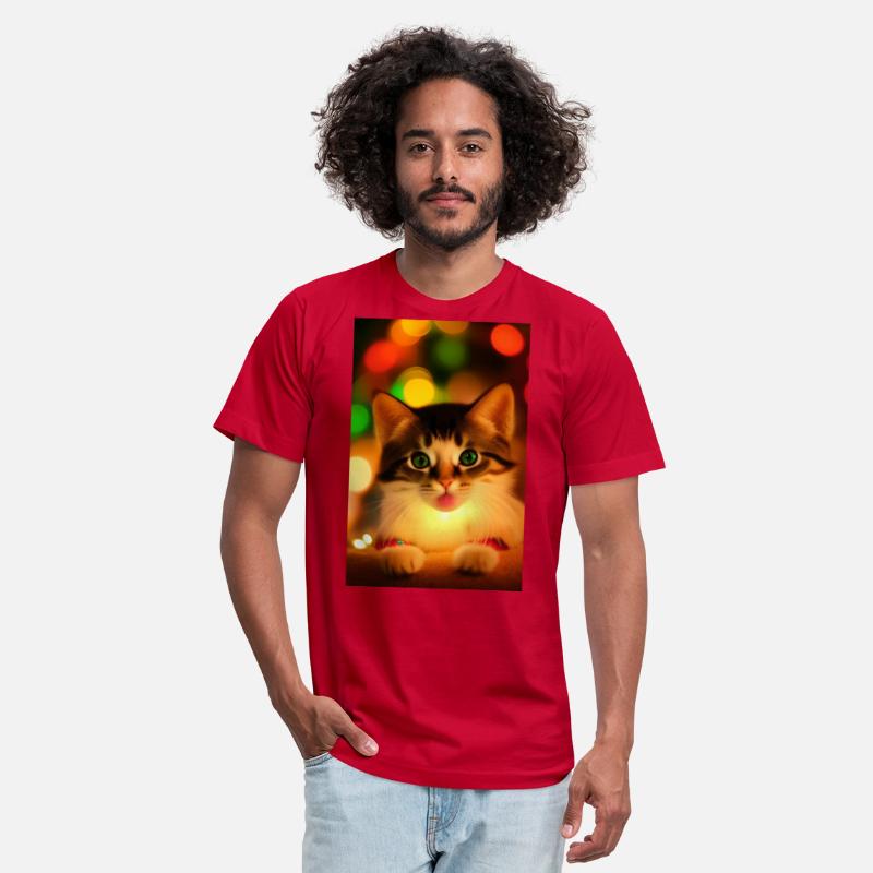 Cute Christmas kitten