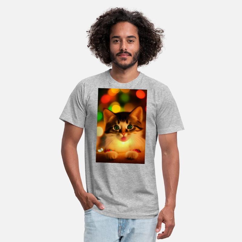 Cute Christmas kitten