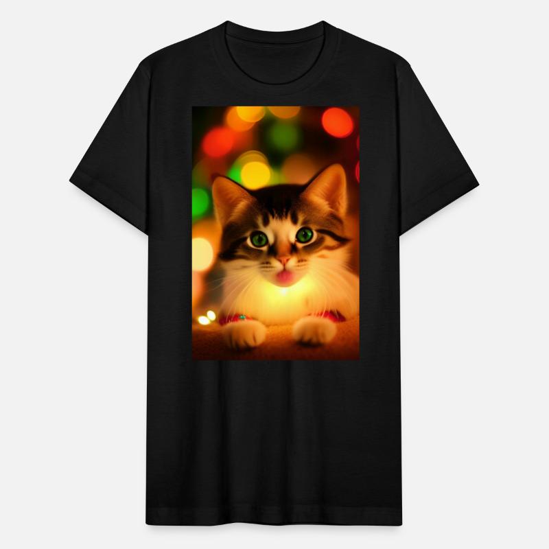 Cute Christmas kitten