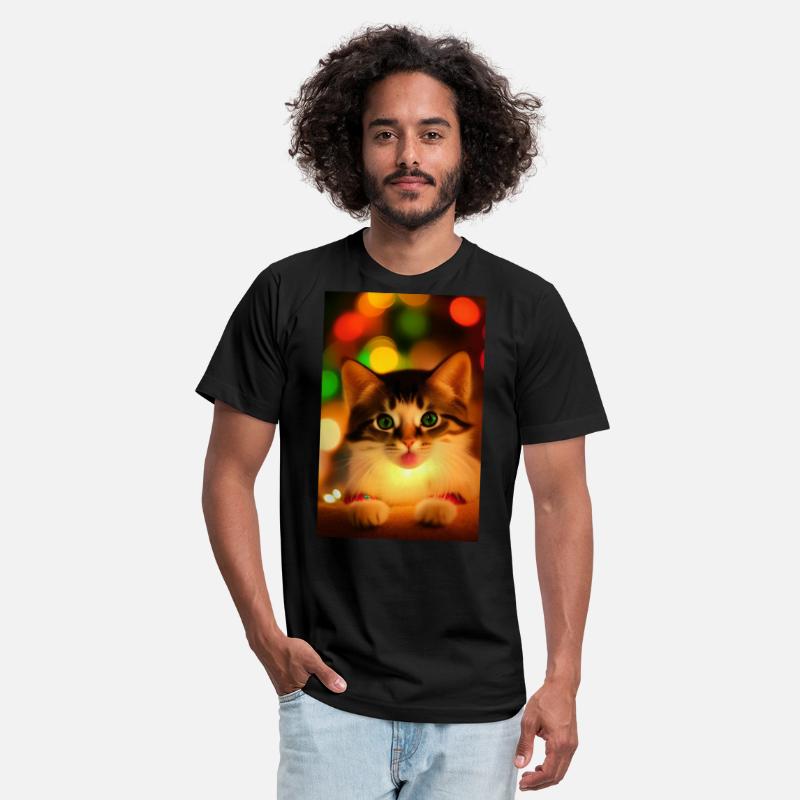 Cute Christmas kitten