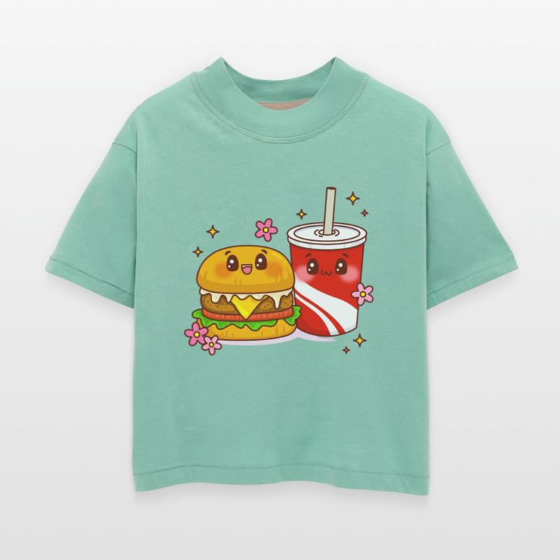 Cute Cool Food Cartoon Illustration