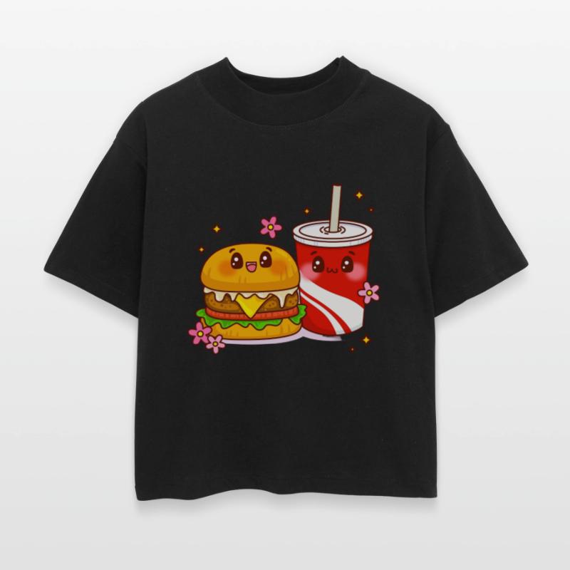 Cute Cool Food Cartoon Illustration