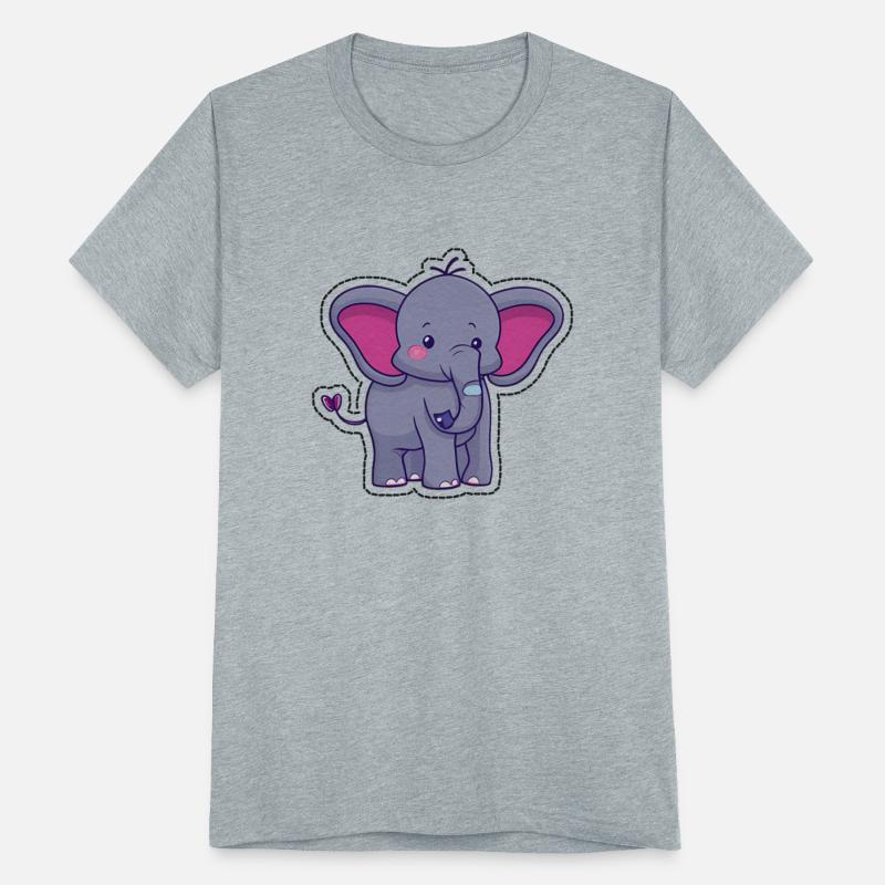 Cute Elephant Stitched