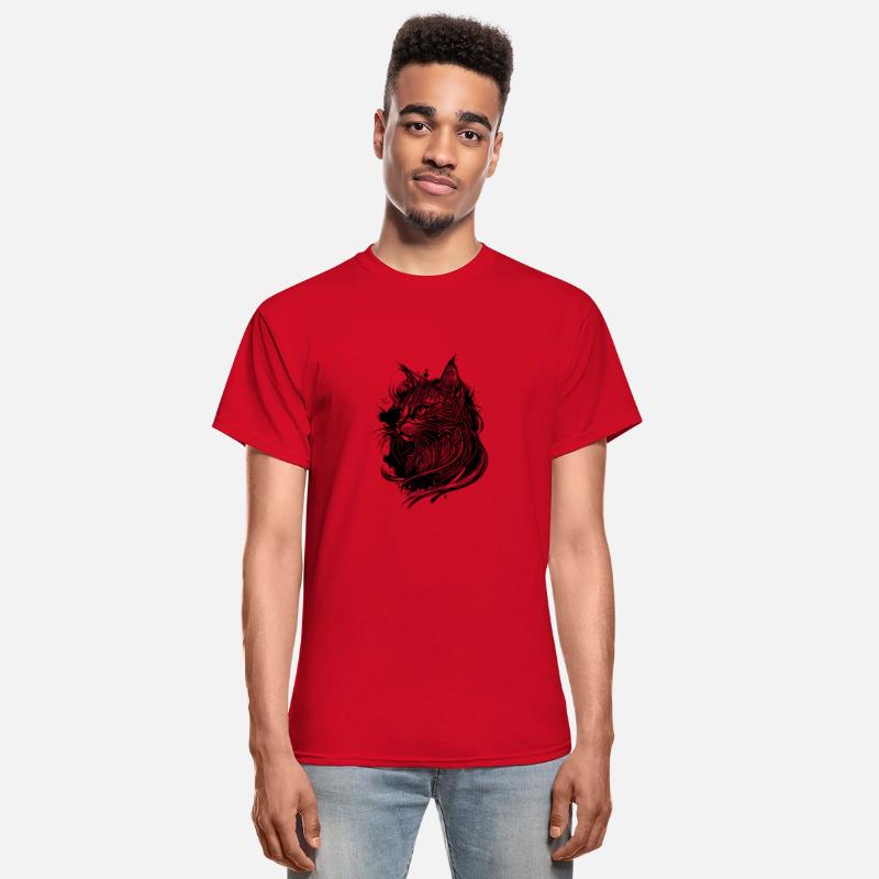 Cute Little Space Domestic Cat In Tattoo Style