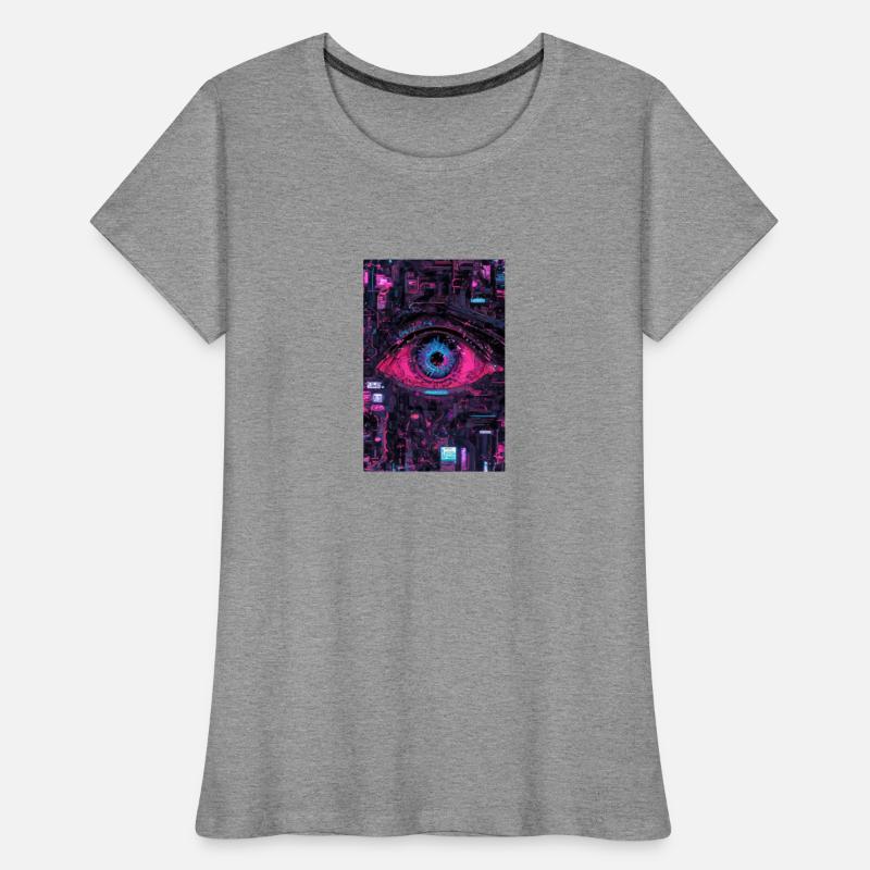 Cybernetic futuristic eye closeup