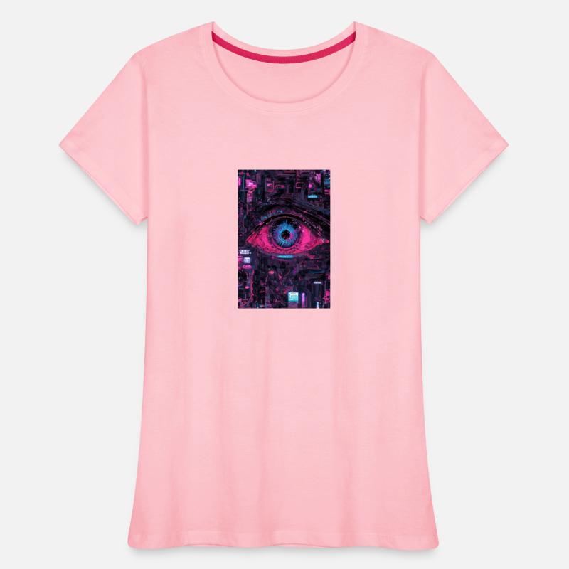 Cybernetic futuristic eye closeup