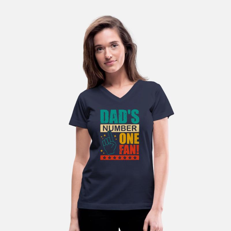 Dad's Number One Fan Daddy's Kid Proud Father's