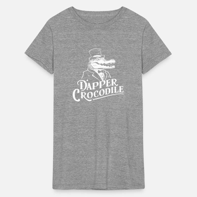 Dapper Crocodile With Top Hat And Bow Tie on Patch