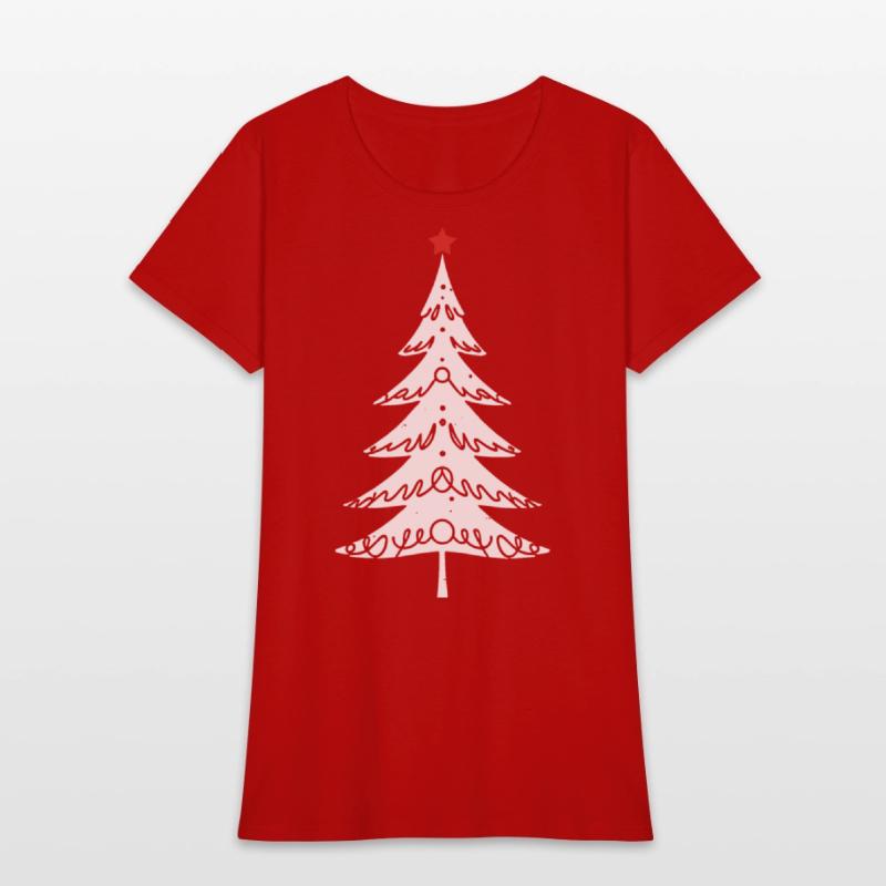 Decorated Minimalistic Christmas Tree - White