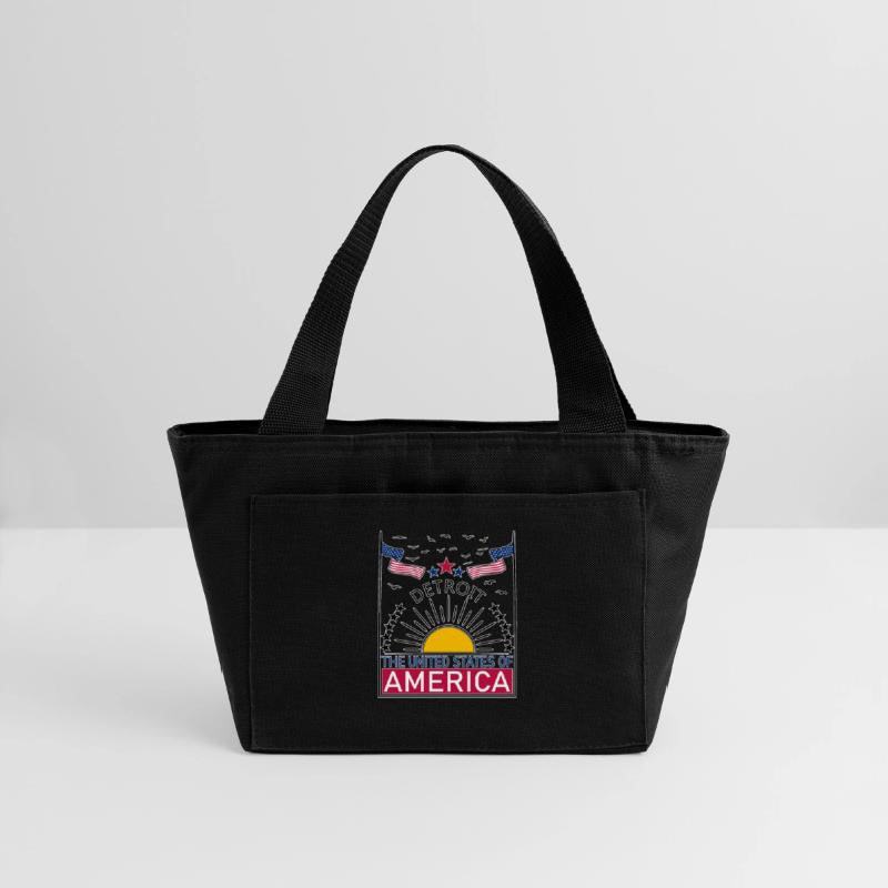 Detroit sunrise symbol, United States of America